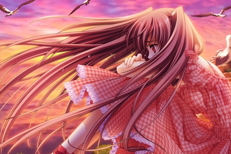 Ảnh anime buồn cô đơn nữ 1