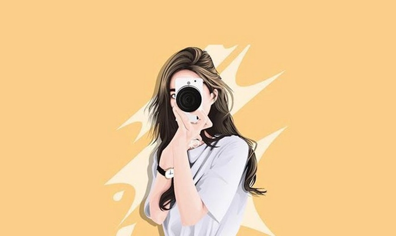 Hình ảnh phong cách anime nữ che mặt