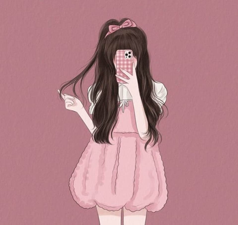 Tuyển tập ảnh nữ anime che mặt kín đáo