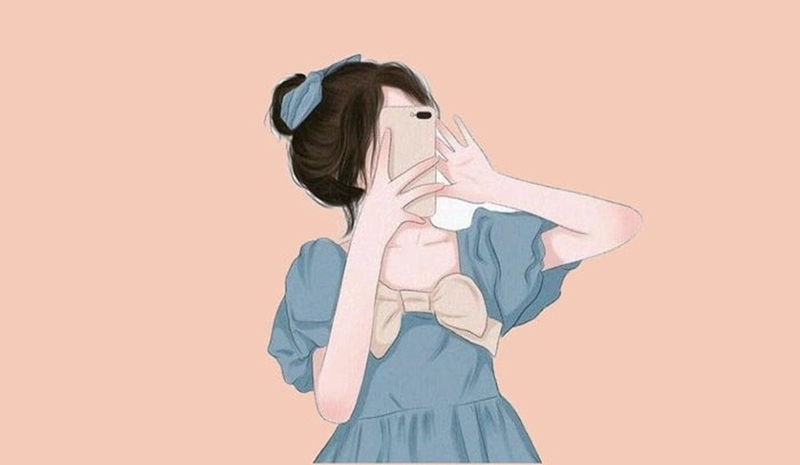 Tham khảo các ảnh nữ che mặt anime