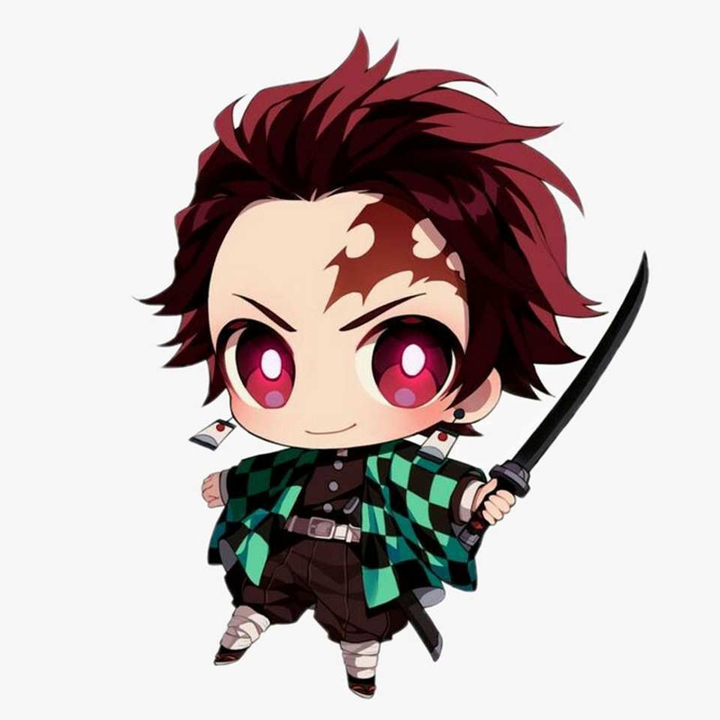 Bộ ảnh Tanjiro chibi cực cute