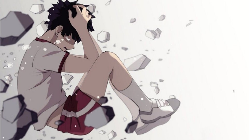 Những bức ảnh này thường thể hiện các nhân vật anime buồn bã
