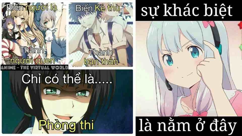 Anime meme hài hước được nhiều người yêu thích