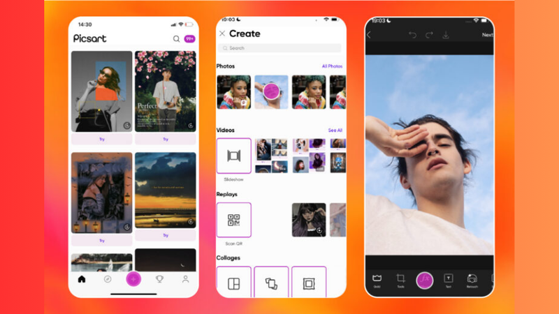 App chỉnh màu film - Picsart