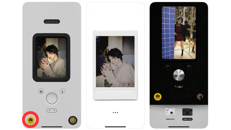 App chụp ảnh màu film - NOMO