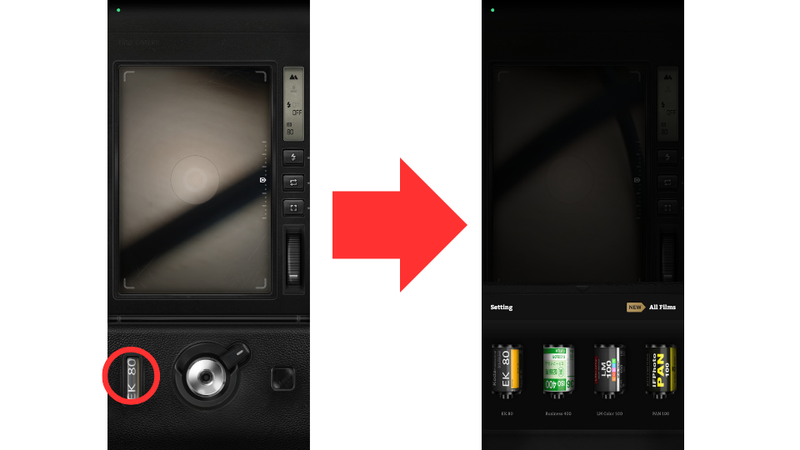 App chụp ảnh màu film - FIMO