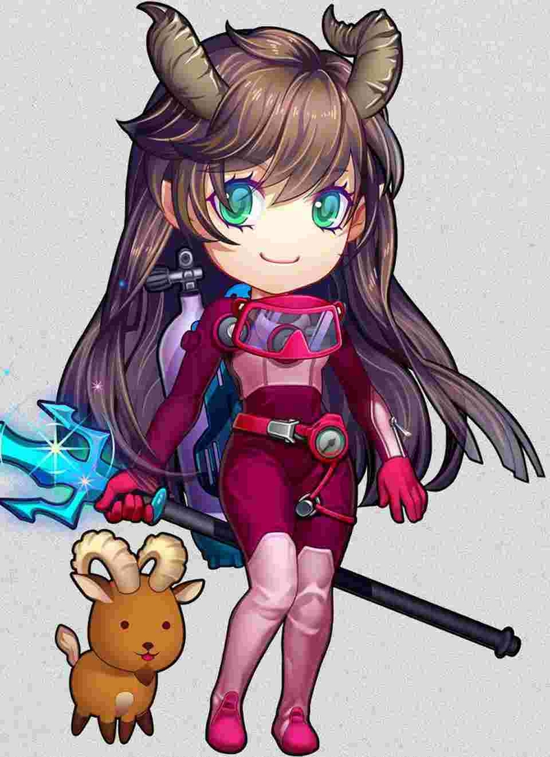 Tuyển tập ảnh Ma Kết anime nữ chibi