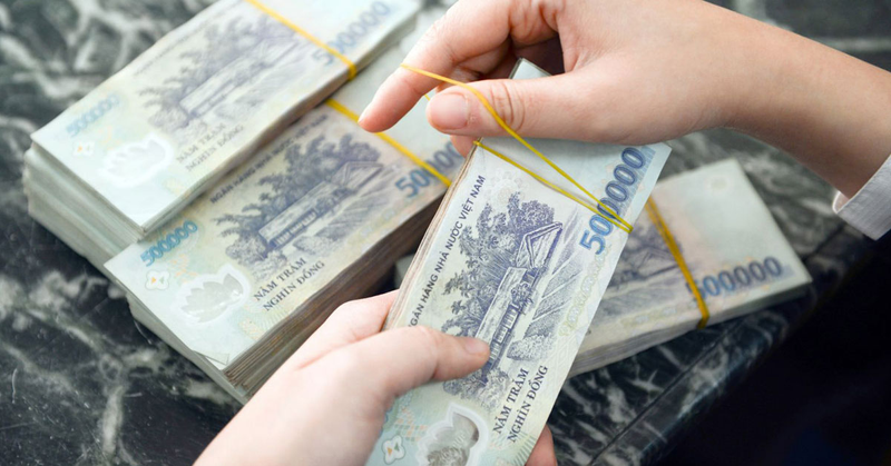 Ảnh cọc tiền, tiền được xếp gọn gàng 2