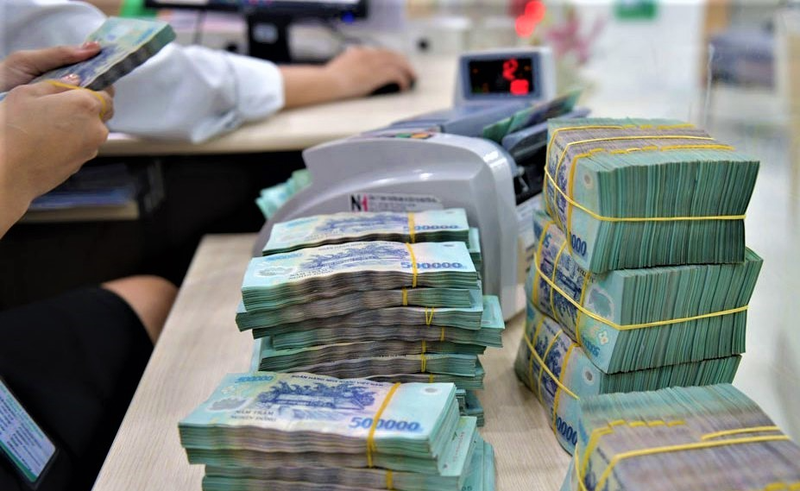 Ảnh cọc tiền, tiền được xếp gọn gàng 4