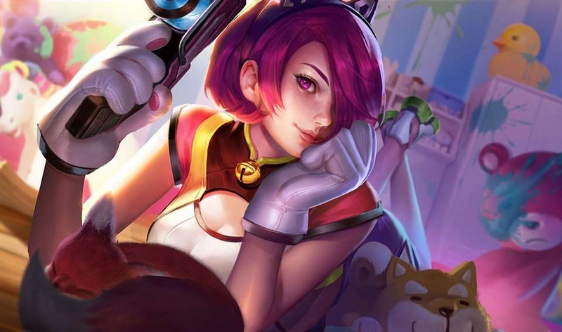 Violet là một pháp sư vô cùng mạnh mẽ