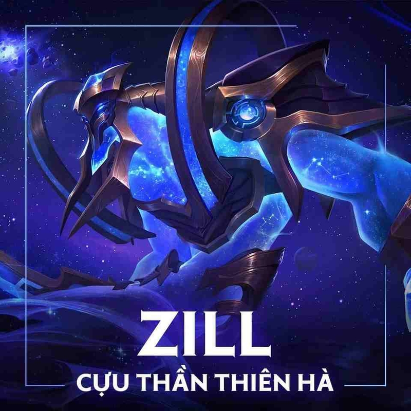 Bộ áp giáp lấp lánh như dải ngân hà của tướng Zill
