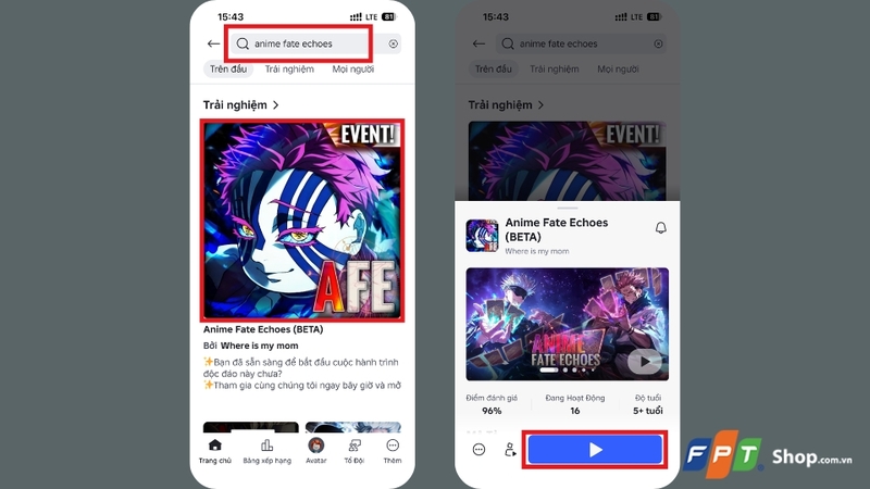 Tải Anime Fate Echoes trên điện thoại