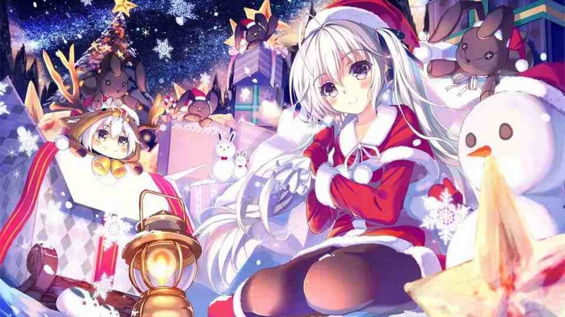 Những mẫu ảnh Giáng sinh anime đáng yêu