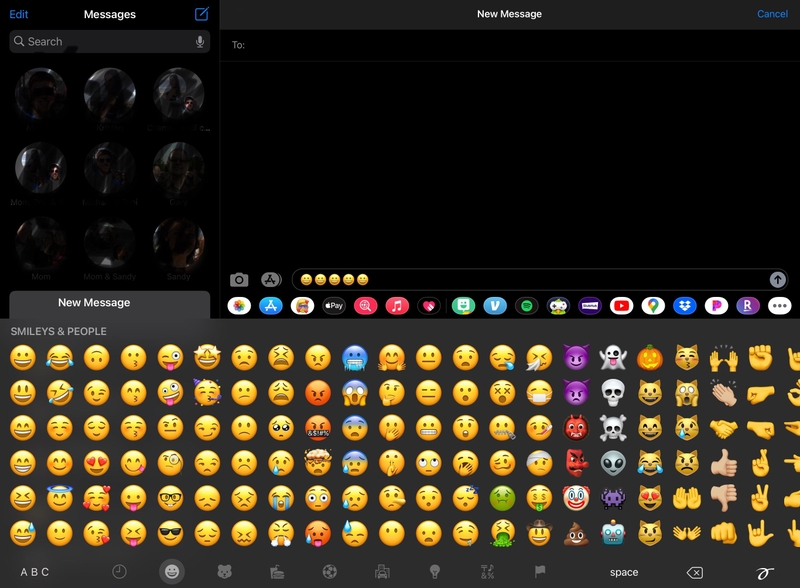 Animoji và Memoji trong Tin nhắn trên iPad - Hình 3