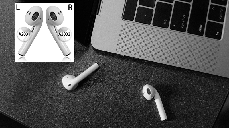 Phân biệt AirPods 1 và 2 qua mã model trên tai nghe