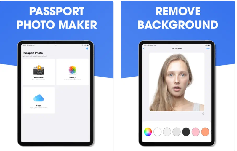 passport photo maker editor