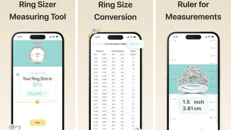 app đo size nhẫn 6
