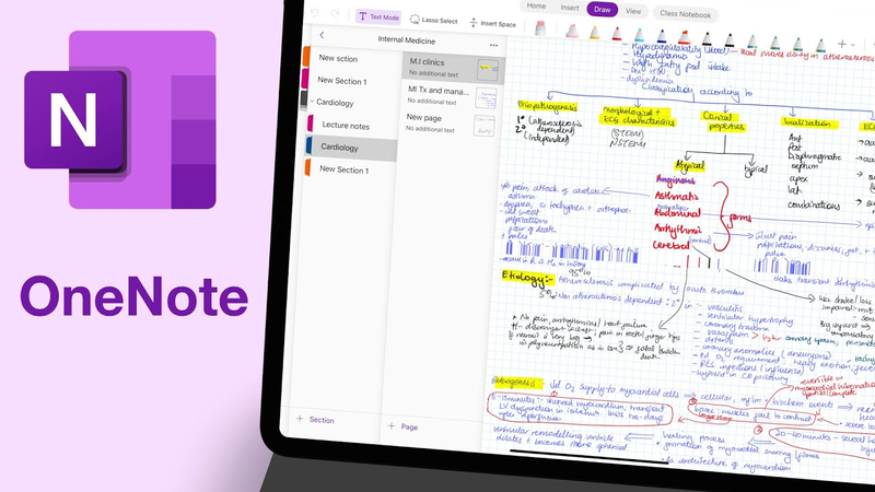 App ghi chú cho sinh viên trên iPad 2
