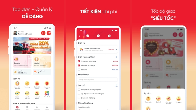 App giao hàng Viettel Post