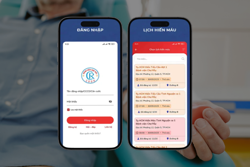 Hiến máu Chợ Rẫy