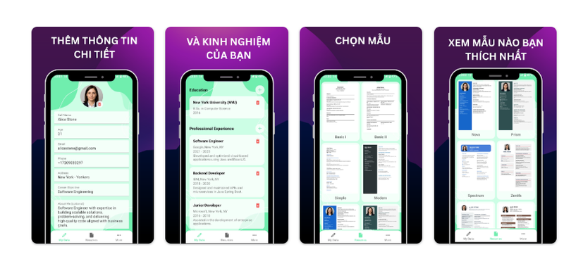 App làm CV miễn phí 4