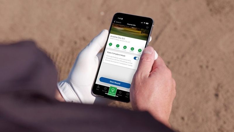 Sử dụng app ngay tại sân golf để tra cứu nhanh