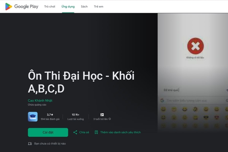 app luyện thi đánh giá năng lực 6