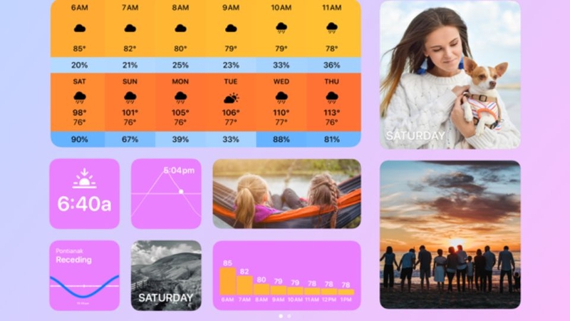 app trang trí màn hình điện thoại 2