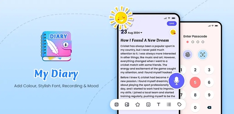 app viết nhật ký 8