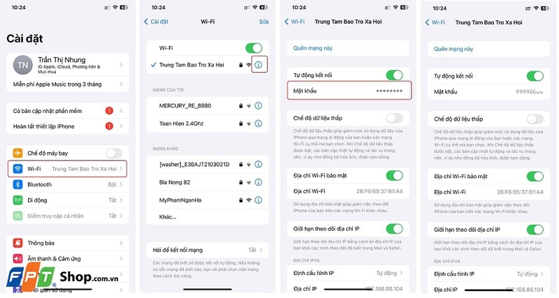 app xem pass wifi đã kết nối trên iphone 1