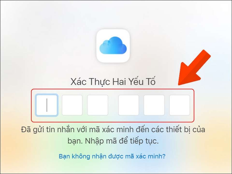 Bạn hãy nhập đúng Apple ID và mật khẩu