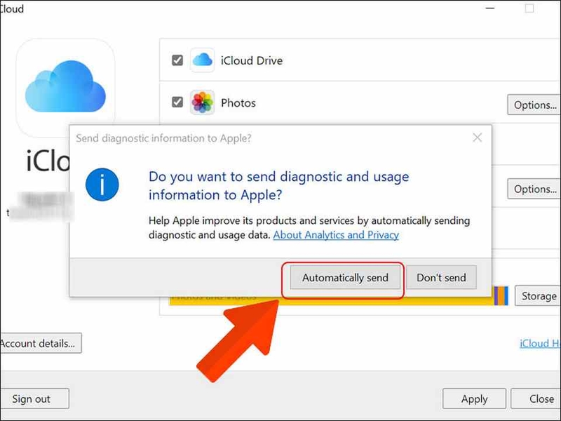 Thiết lập gửi mã xác thực tự động