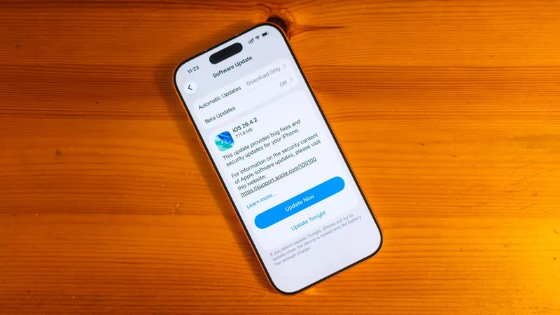 Hướng dẫn cập nhật iOS 26.4.2