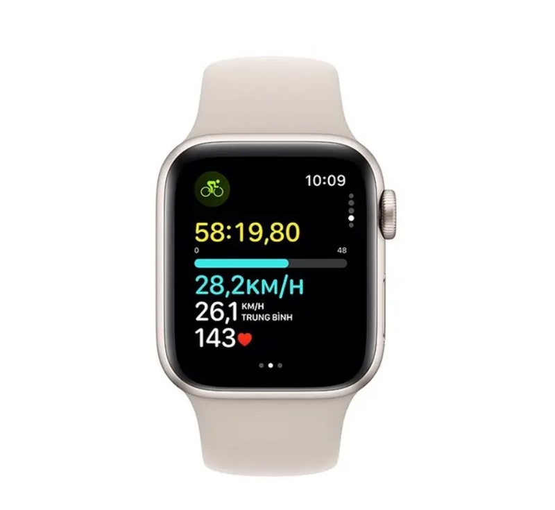 apple watch màu trắng ảnh 4