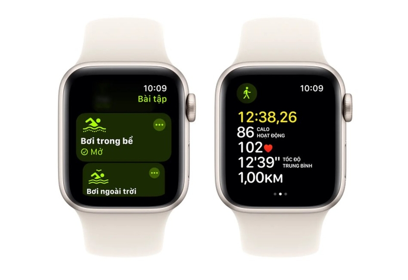 apple watch màu trắng ảnh 6