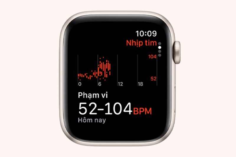 Apple Watch SE 2 GPS 44mm viền nhôm dây cao su 7