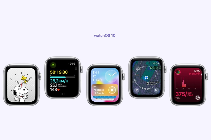 Apple Watch SE 2 GPS 44mm viền nhôm dây cao su 10