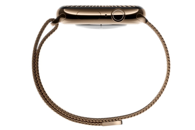 Apple Watch Series 10 GPS + Cellular 42 Viền Titan Dây Milanese Tự nhiên 2