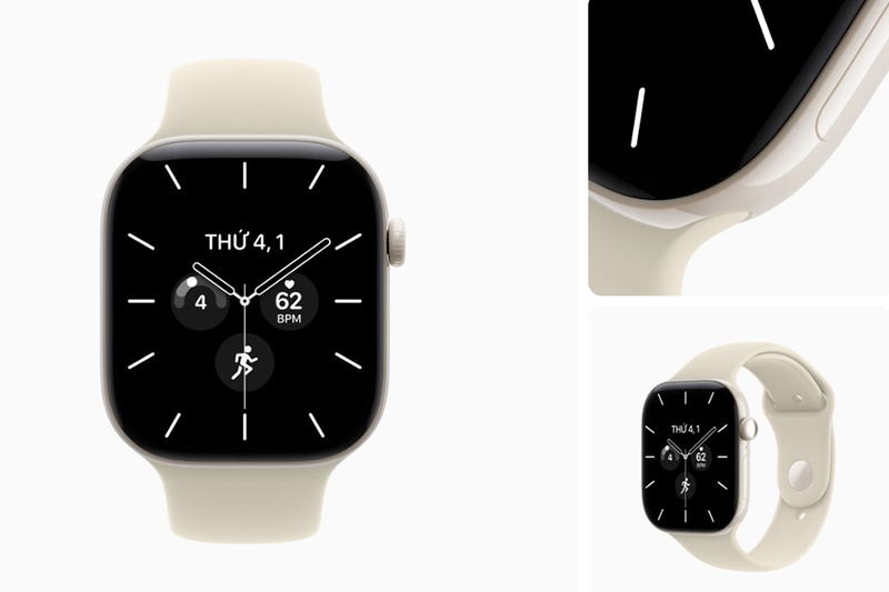 Apple Watch Series 12 5G 46mm Viền gốm Dây cao su 2