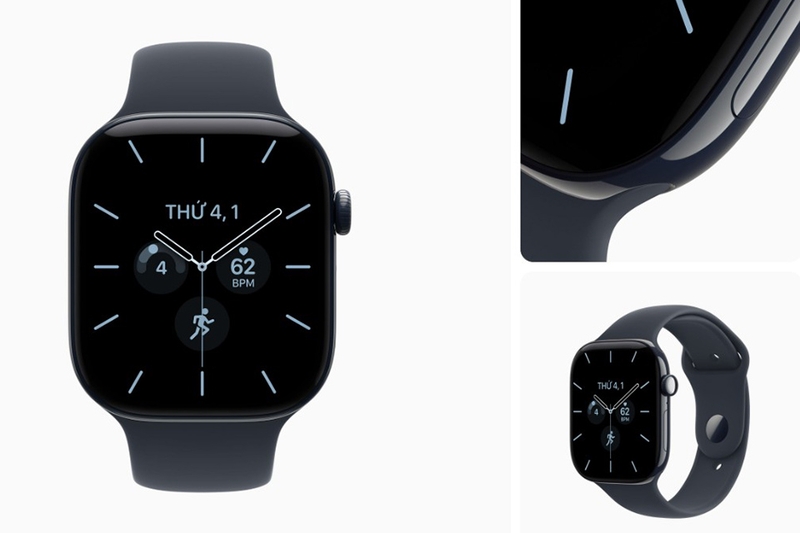 Apple Watch Series 12 5G 46mm Viền gốm Dây cao su 10