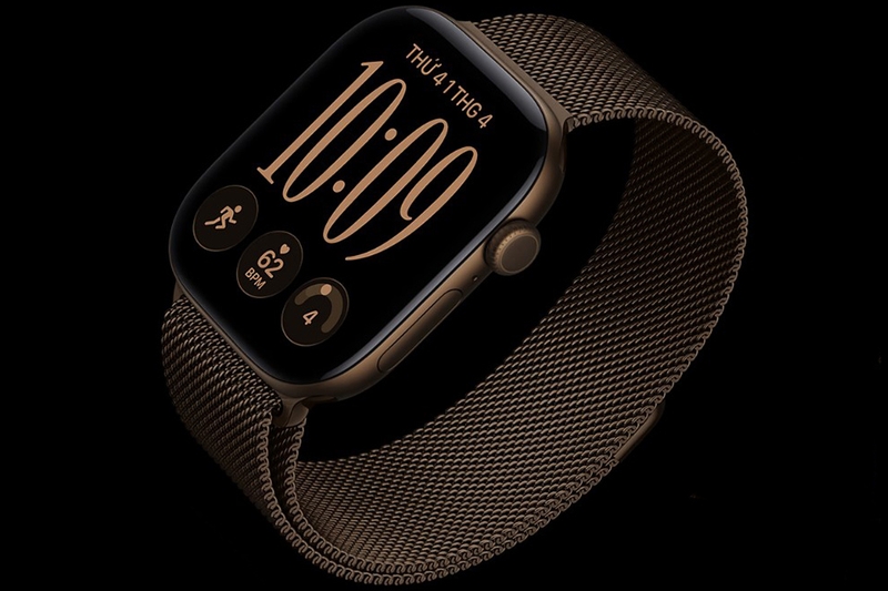 Apple Watch Series 12 5G 46mm Viền titan Dây Quấn Milan 10
