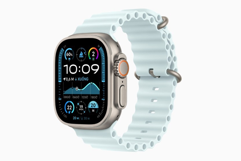 Apple Watch Ultra 2 Titan tự nhiên dây Ocean 1