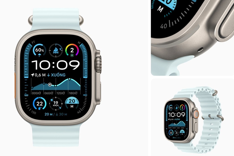 Apple Watch Ultra 2 Titan tự nhiên dây Ocean 5