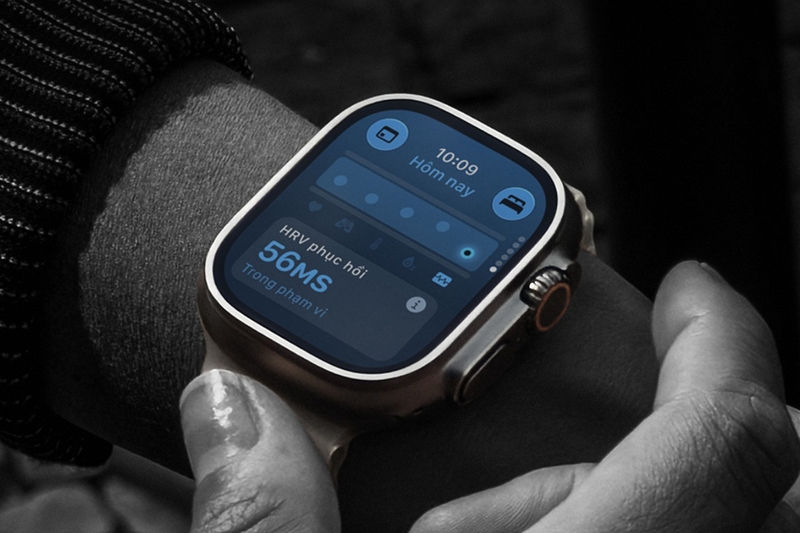 Apple Watch Ultra 4 5G 49mm Viền titan Dây Quấn Milan Titan 3
