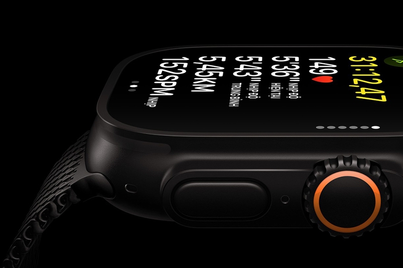 Apple Watch Ultra 4 5G 49mm Viền titan Dây Quấn Milan Titan 2