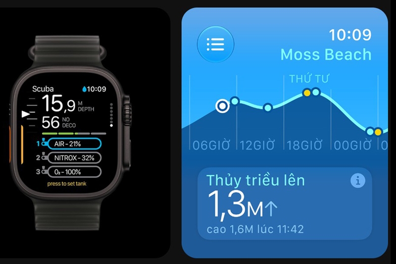 Apple Watch Ultra 4 5G 49mm Viền titan Dây Đeo Ocean 11