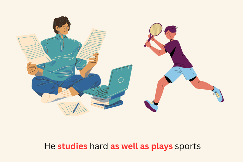 Dùng với động từ