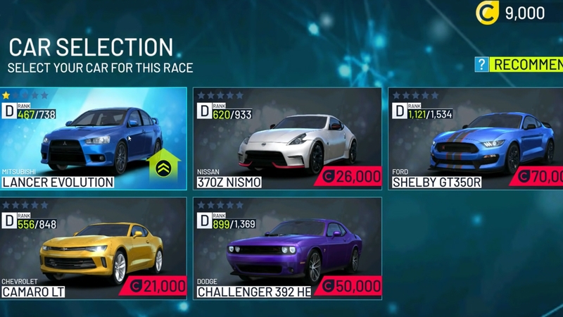 Asphalt Nitro 2 sở hữu bộ sưu tập xe đa dạng