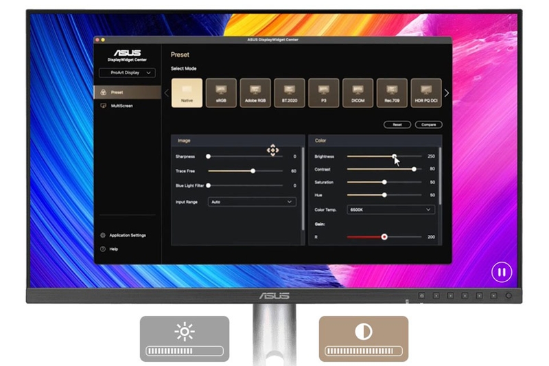 Màn hình Đồ họa Asus ProArt PA248QFV - Tấm nền IPS góc nhìn rộng cho màu sắc đồng đều