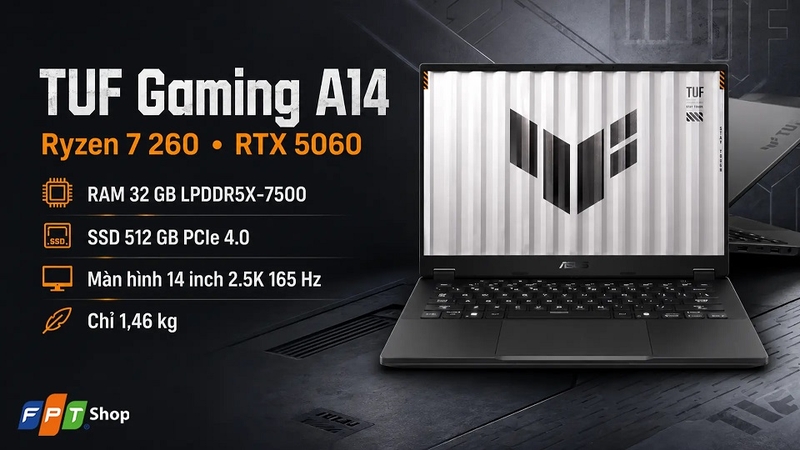 Hiệu năng ấn tượng nhờ vi xử lý AMD Ryzen 7